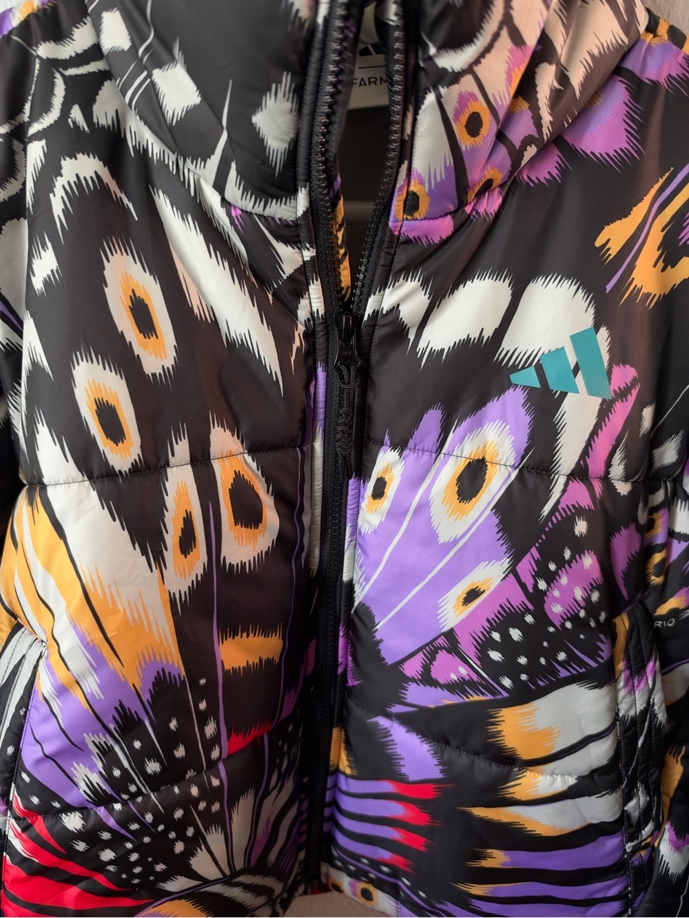Adidas x Farm Rio Colorfly puffer jacket - Picture 3 of 5